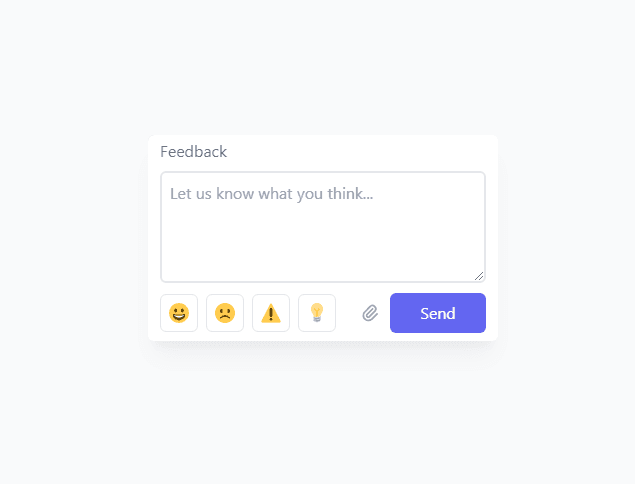 Popover Feedback Widget